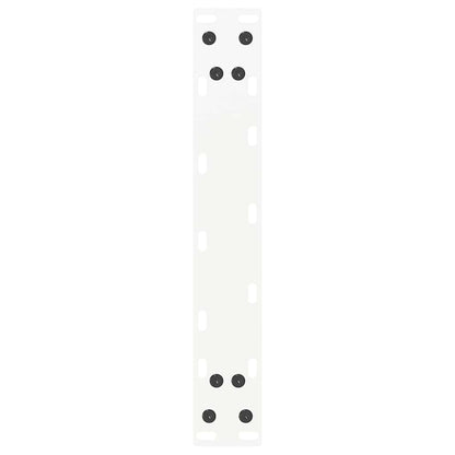 vidaXL Couchtischbeine U-Form 2 Stk. Weiß 28x(42-43) cm Stahl