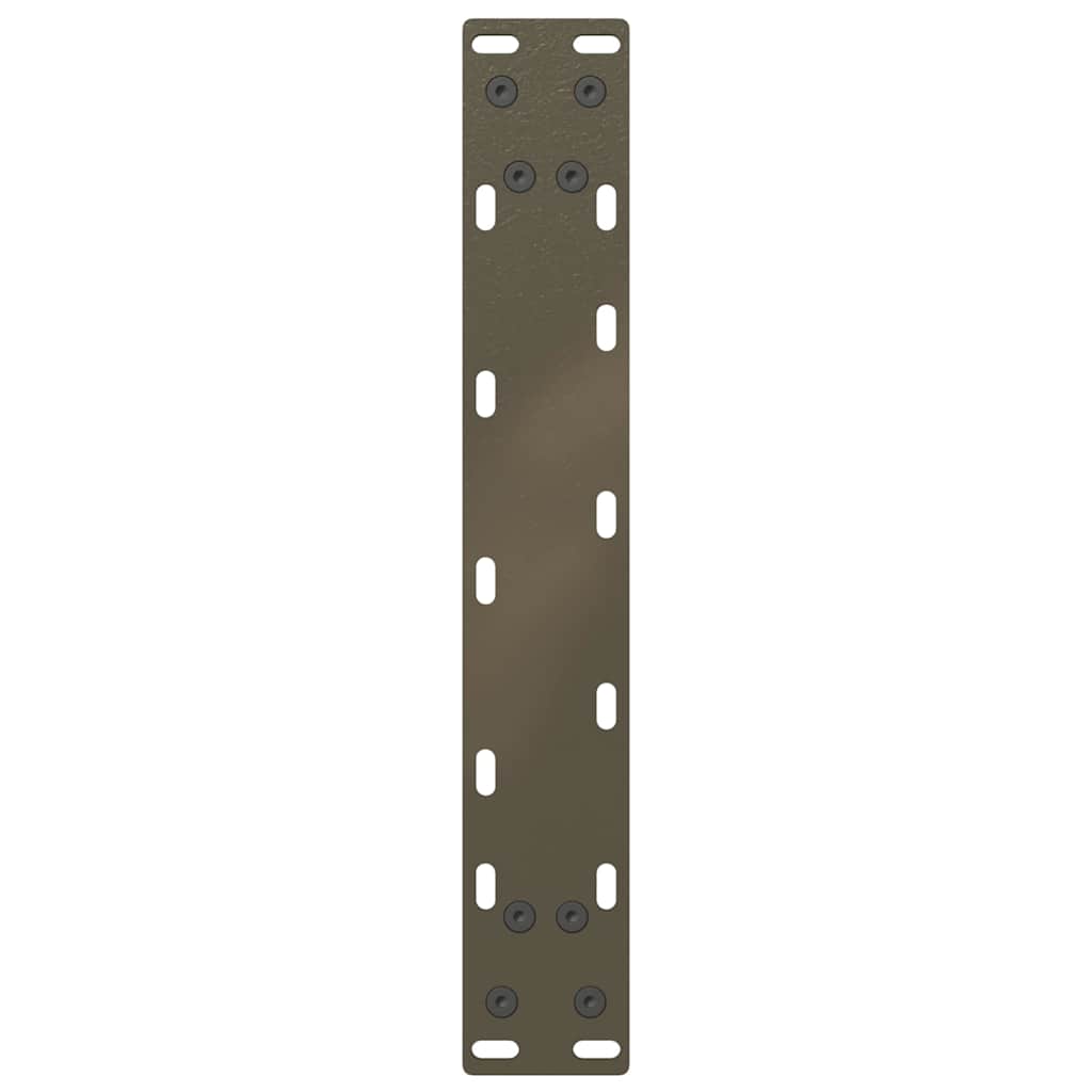 vidaXL Couchtischbeine U-Form 2 Stk. Naturstahl 28x(42-43) cm Stahl
