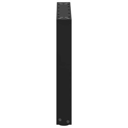 vidaXL Couchtischbeine U-Form 2 Stk. Schwarz 50x(42-43) cm Stahl