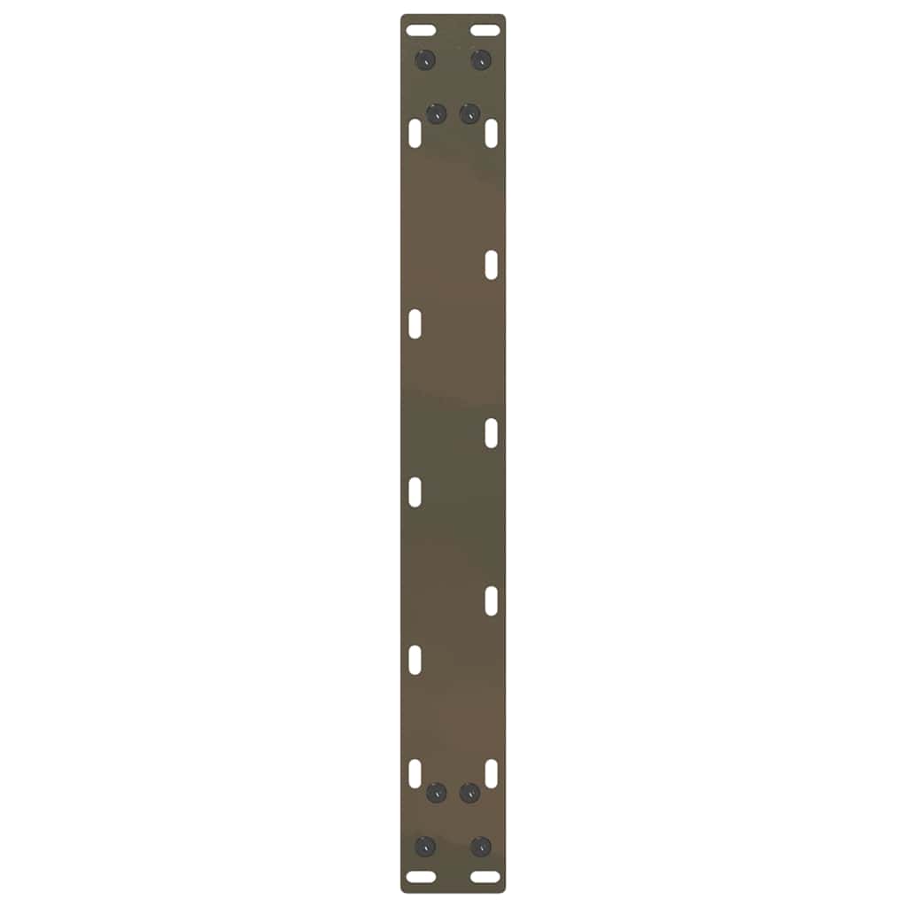 vidaXL Couchtischbeine U-Form 2 Stk. Naturstahl 50x(42-43) cm Stahl