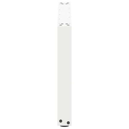 vidaXL Couchtischbeine U-Form 2 Stk. Weiß 60x(42-43) cm Stahl