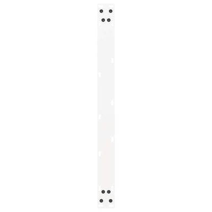 vidaXL Couchtischbeine U-Form 2 Stk. Weiß 60x(42-43) cm Stahl