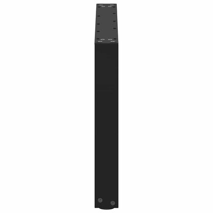 vidaXL Couchtischbeine U-Form 2 Stk. Schwarz 70x(42-43) cm Stahl