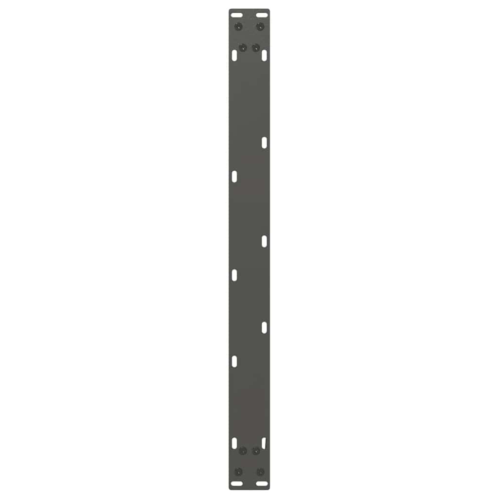 vidaXL Couchtischbeine U-Form 2 Stk. Anthrazit 70x(42-43) cm Stahl