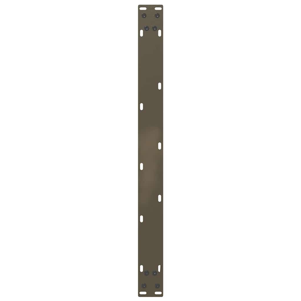 vidaXL Couchtischbeine U-Form 2 Stk. Naturstahl 70x(42-43) cm Stahl