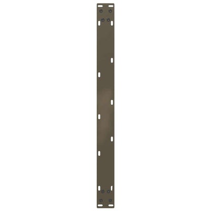 vidaXL Couchtischbeine U-Form 2 Stk. Naturstahl 70x(42-43) cm Stahl