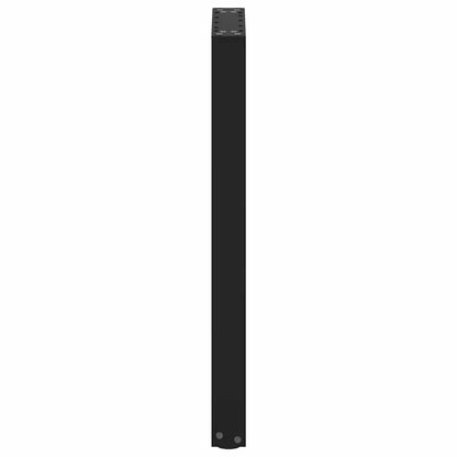 vidaXL Konsolentischbeine U-Form 2 Stk. Schwarz 28x(72-73) cm Stahl