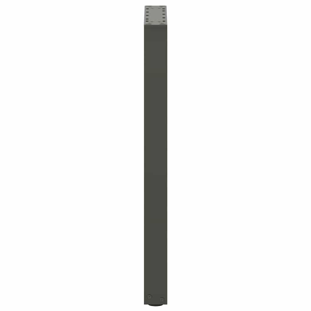 vidaXL Konsolentischbeine U-Form 2 Stk. Anthrazit 28x(72-73) cm Stahl