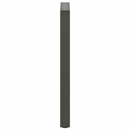 vidaXL Konsolentischbeine U-Form 2 Stk. Anthrazit 28x(72-73) cm Stahl
