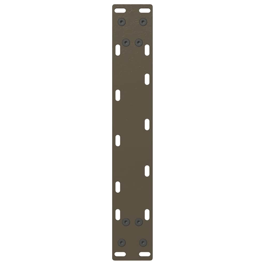 vidaXL Konsolentischbeine U-Form 2 Stk. Naturstahl 28x(72-73) cm Stahl