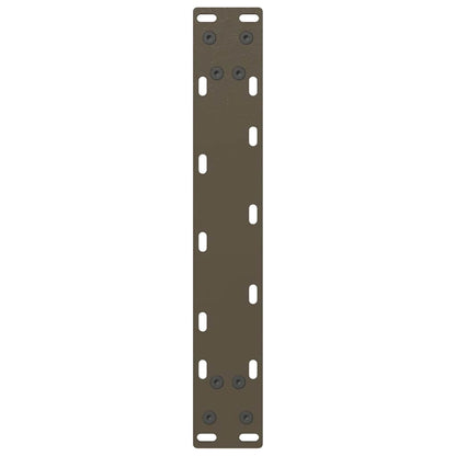 vidaXL Konsolentischbeine U-Form 2 Stk. Naturstahl 28x(72-73) cm Stahl