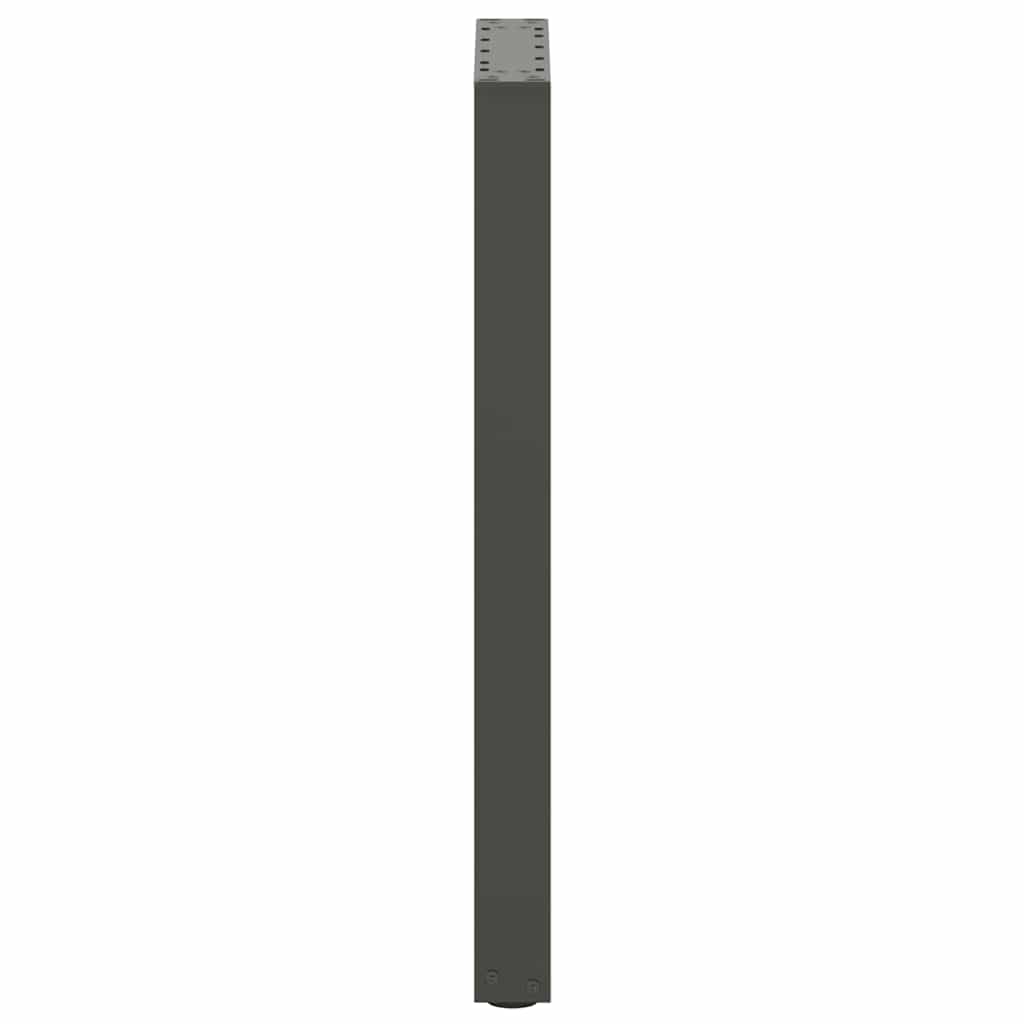 vidaXL Konsolentischbeine U-Form 2 Stk. Anthrazit 38x(72-73) cm Stahl
