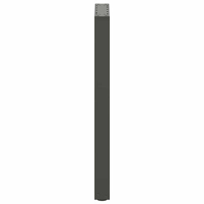 vidaXL Konsolentischbeine U-Form 2 Stk. Anthrazit 38x(72-73) cm Stahl