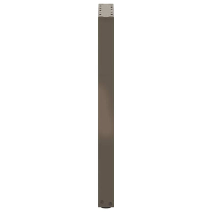 vidaXL Konsolentischbeine U-Form 2 Stk. Naturstahl 38x(72-73) cm Stahl