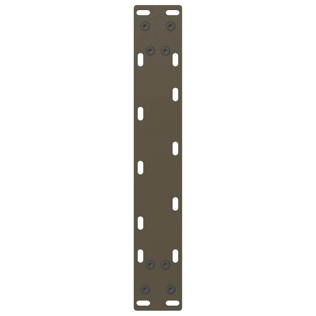 vidaXL Konsolentischbeine U-Form 2 Stk. Naturstahl 38x(72-73) cm Stahl