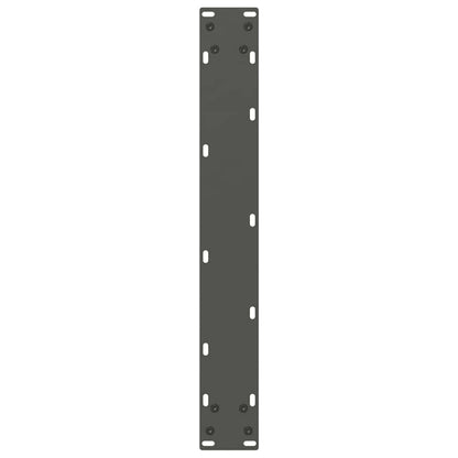 vidaXL Pieds de table à manger en U 2 pcs Anthracite 70x(72-73) cm Acier