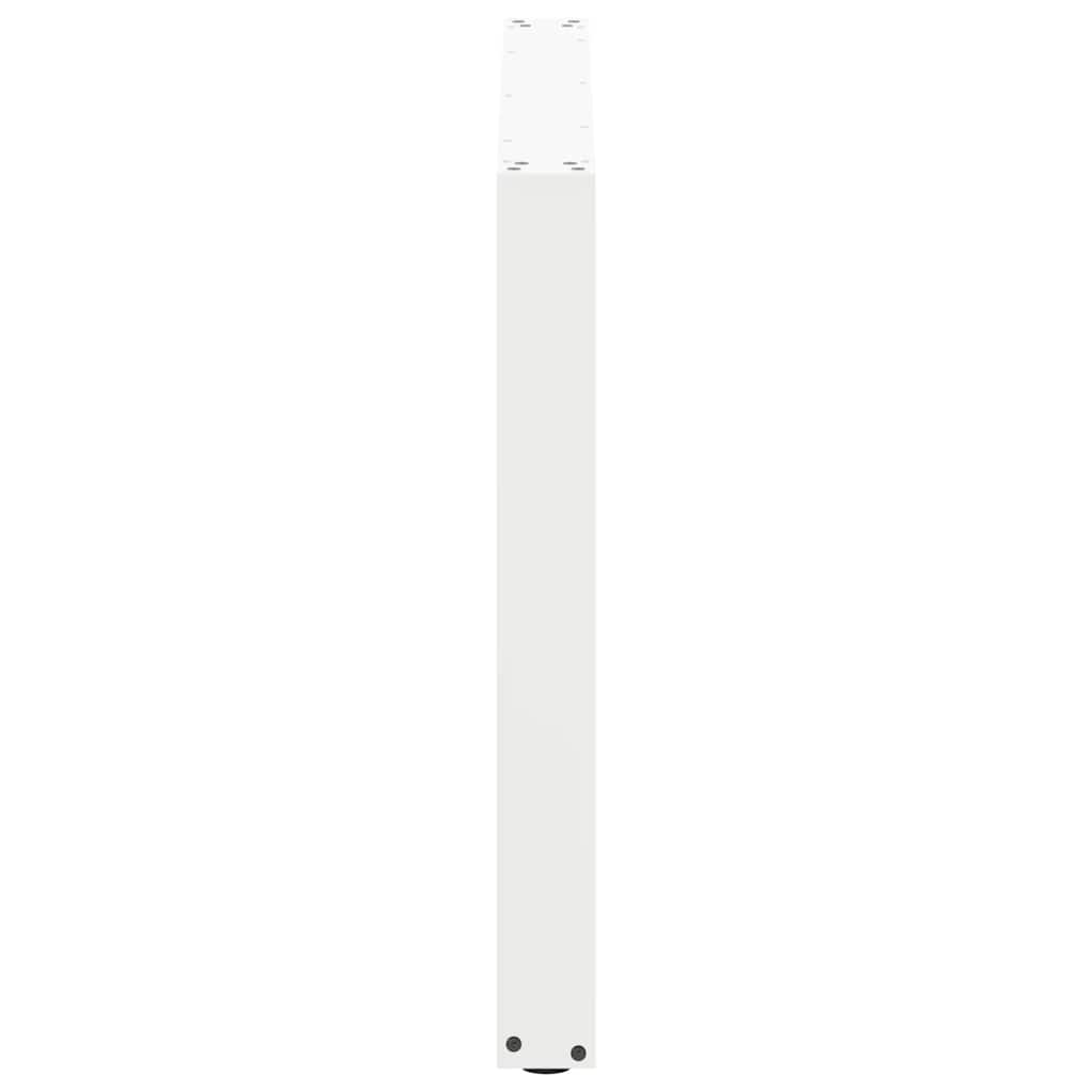 vidaXL Esstischbeine U-Form 3 Stk. Weiß 100x(72-73) cm Stahl