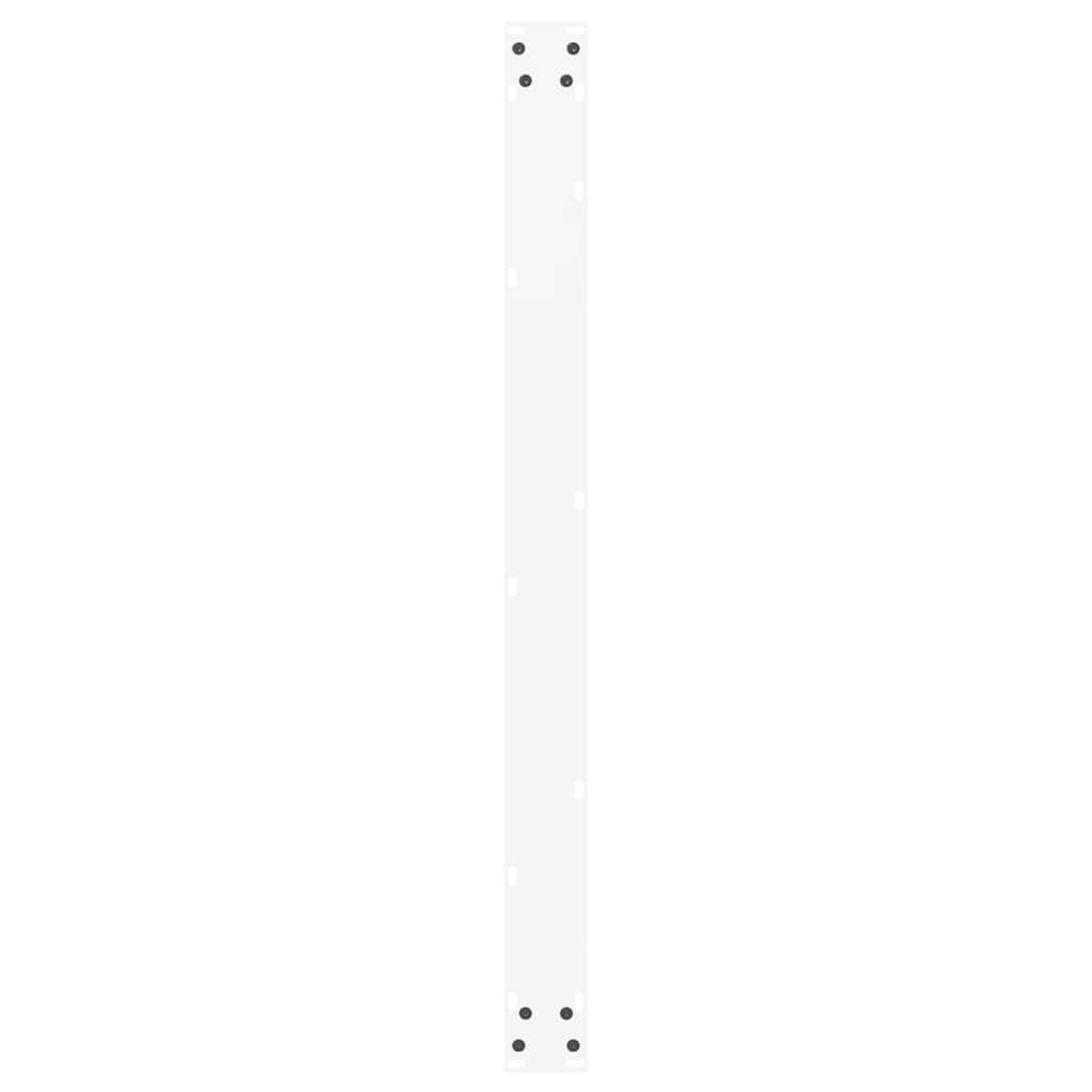 vidaXL Esstischbeine U-Form 3 Stk. Weiß 100x(72-73) cm Stahl