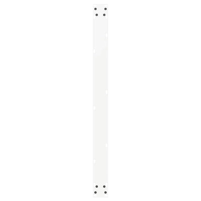 vidaXL Esstischbeine U-Form 3 Stk. Weiß 100x(72-73) cm Stahl