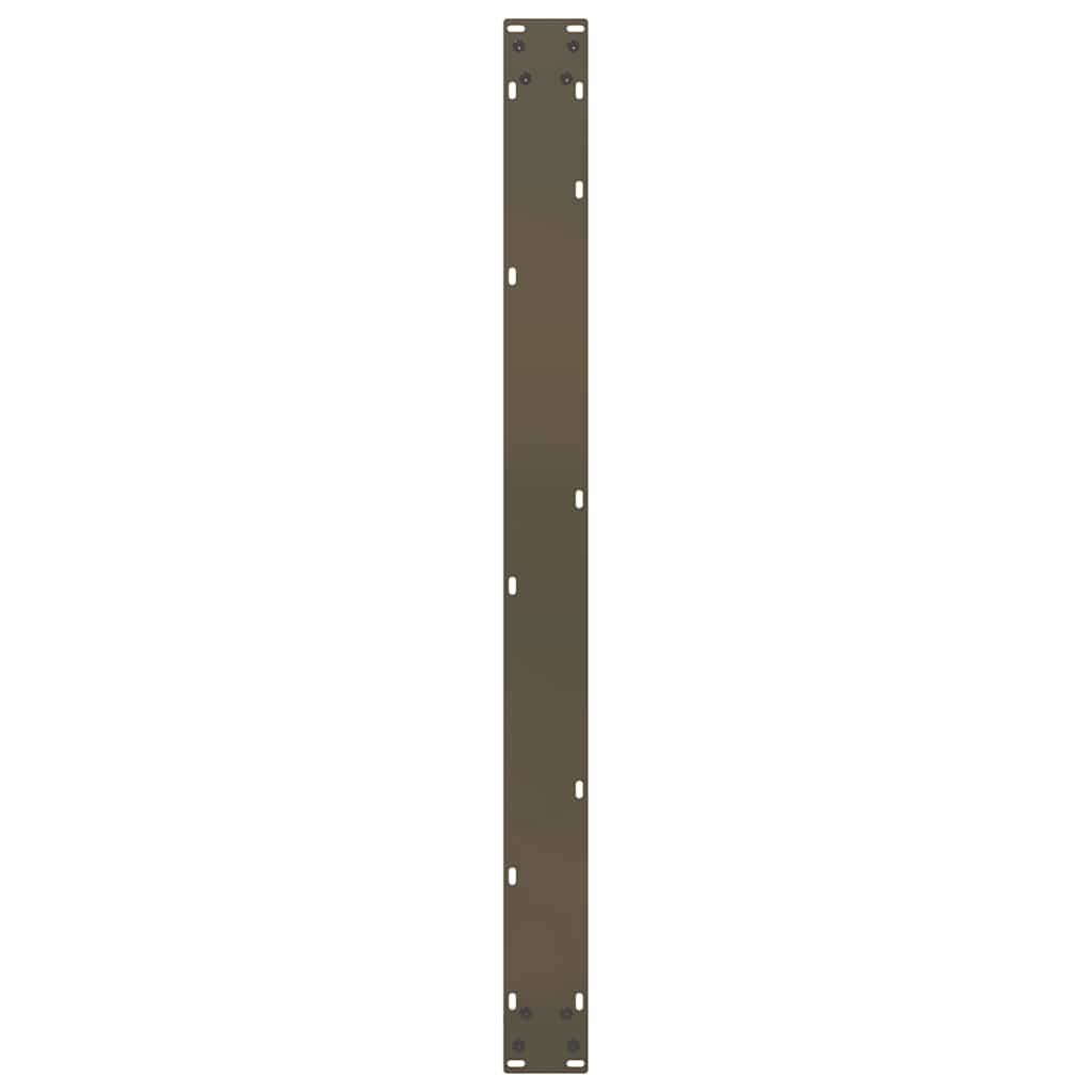 vidaXL Esstischbeine U-Form 3 Stk. Naturstahl 100x(72-73) cm Stahl