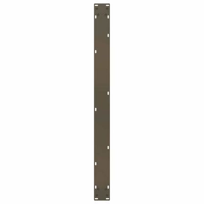 vidaXL Esstischbeine U-Form 3 Stk. Naturstahl 100x(72-73) cm Stahl