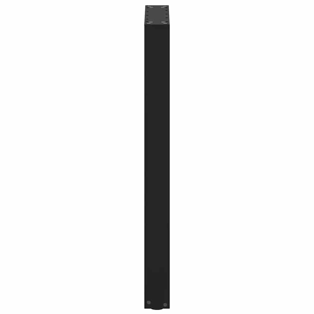 vidaXL Bartischbeine U-Form 2 Stk. Schwarz 40x(90-91) cm Stahl