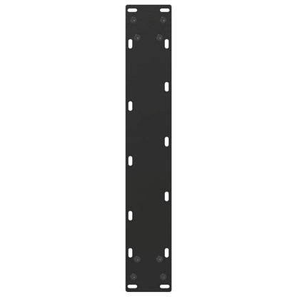 vidaXL Bartischbeine U-Form 2 Stk. Schwarz 40x(90-91) cm Stahl
