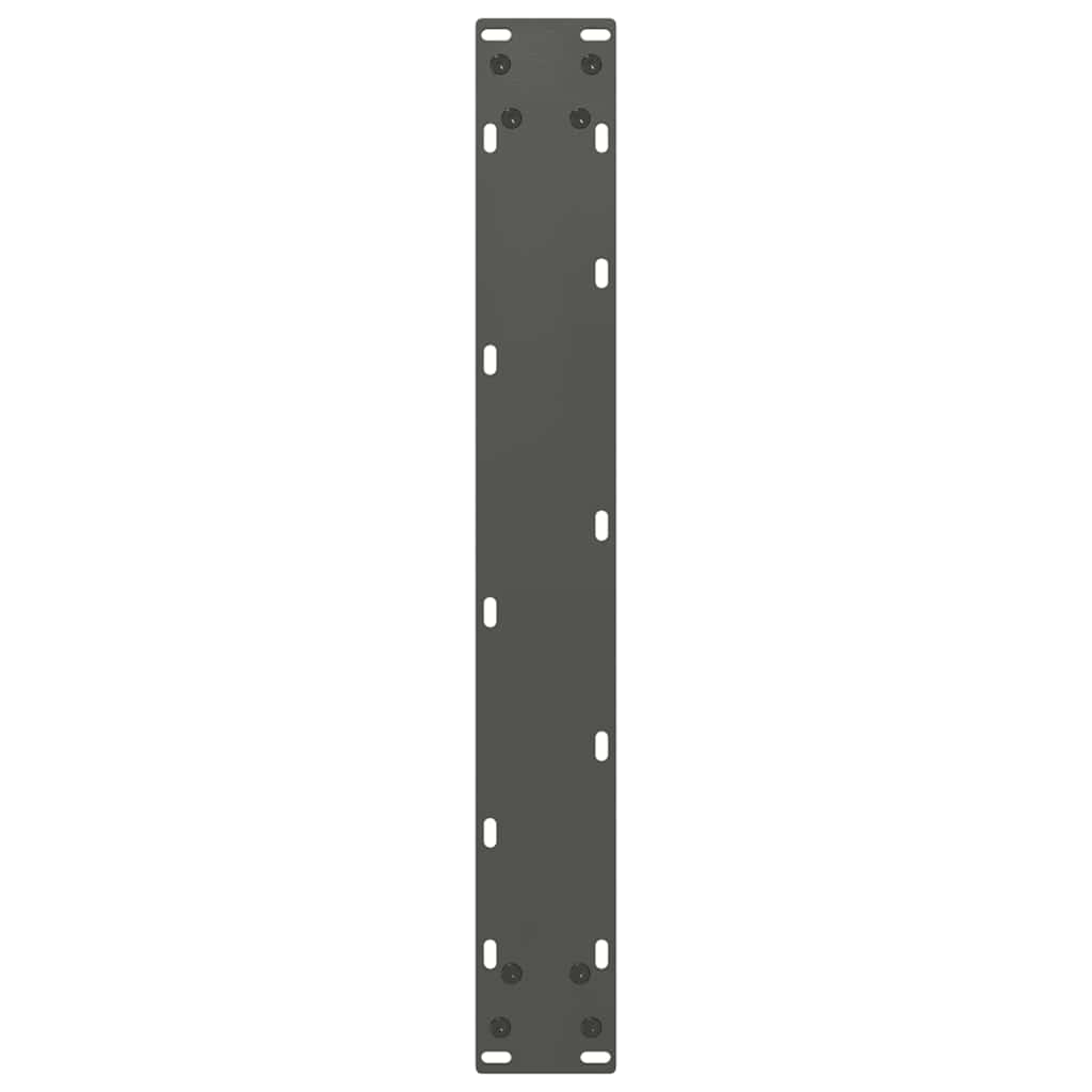 vidaXL Bartischbeine U-Form 2 Stk. Anthrazit 60x(90-91) cm Stahl