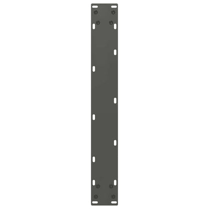 vidaXL Bartischbeine U-Form 2 Stk. Anthrazit 60x(90-91) cm Stahl