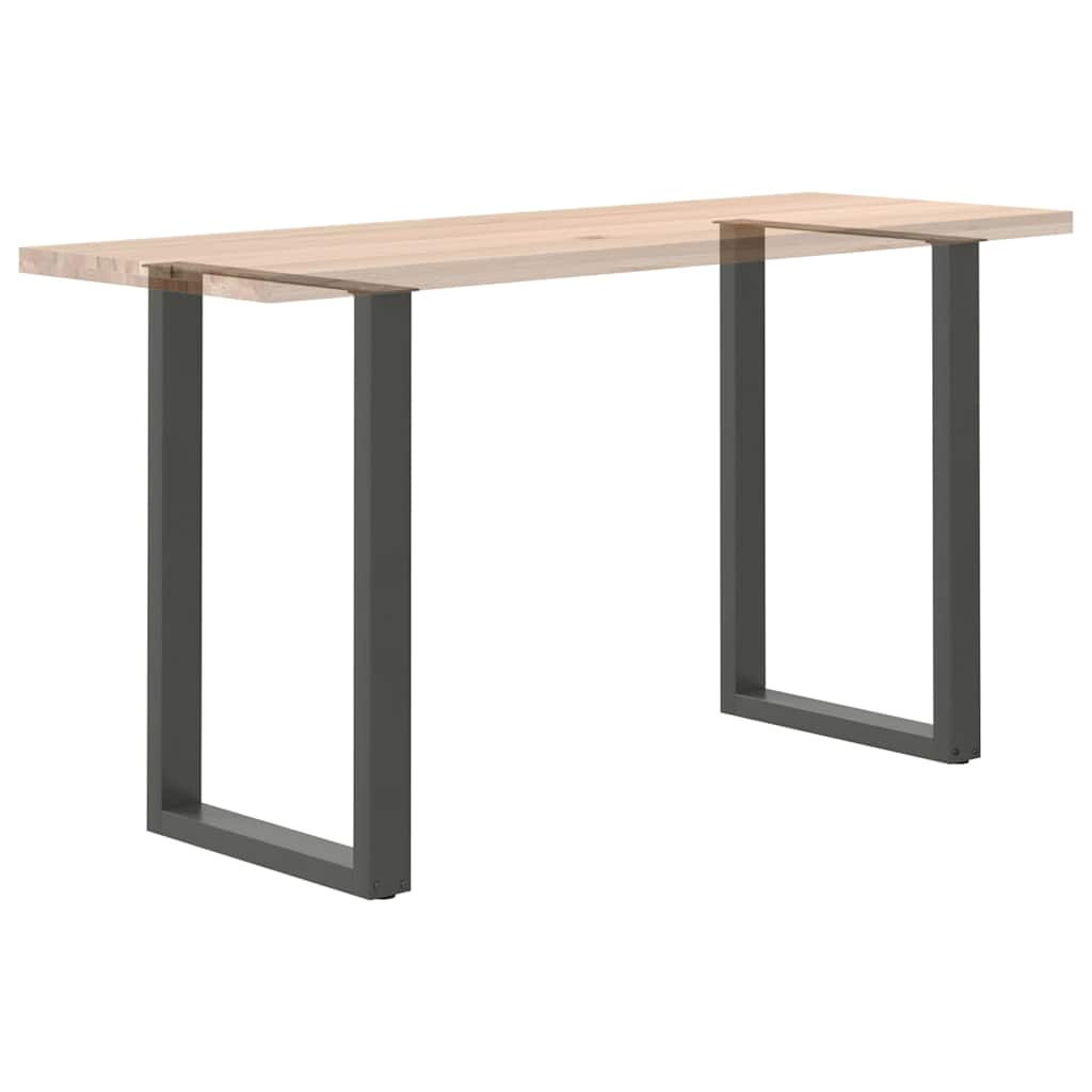 vidaXL Bartischbeine U-Form 2 Stk. Anthrazit 60x(90-91) cm Stahl
