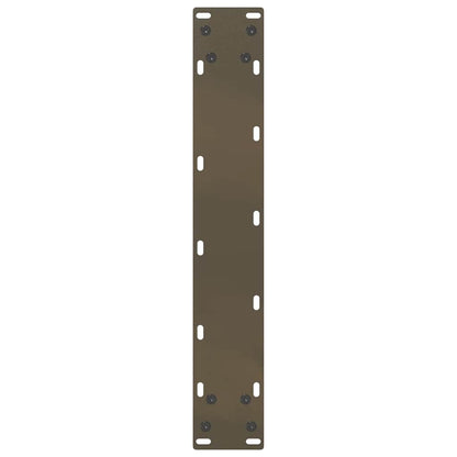 vidaXL Bartischbeine U-Form 2 Stk. Naturstahl 40x(100-101) cm Stahl