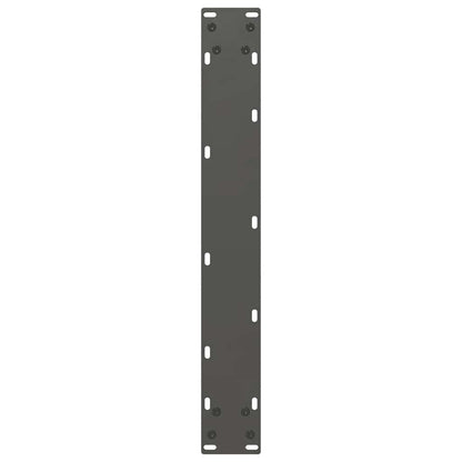 vidaXL Bartischbeine U-Form 2 Stk. Anthrazit 60x(100-101) cm Stahl