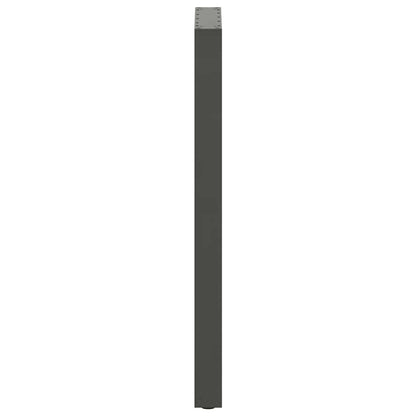 vidaXL Bartischbeine U-Form 2 Stk. Anthrazit 40x(110-111) cm Stahl