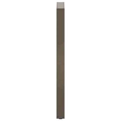 vidaXL Bartischbeine U-Form 2 Stk. Naturstahl 40x(110-111) cm Stahl