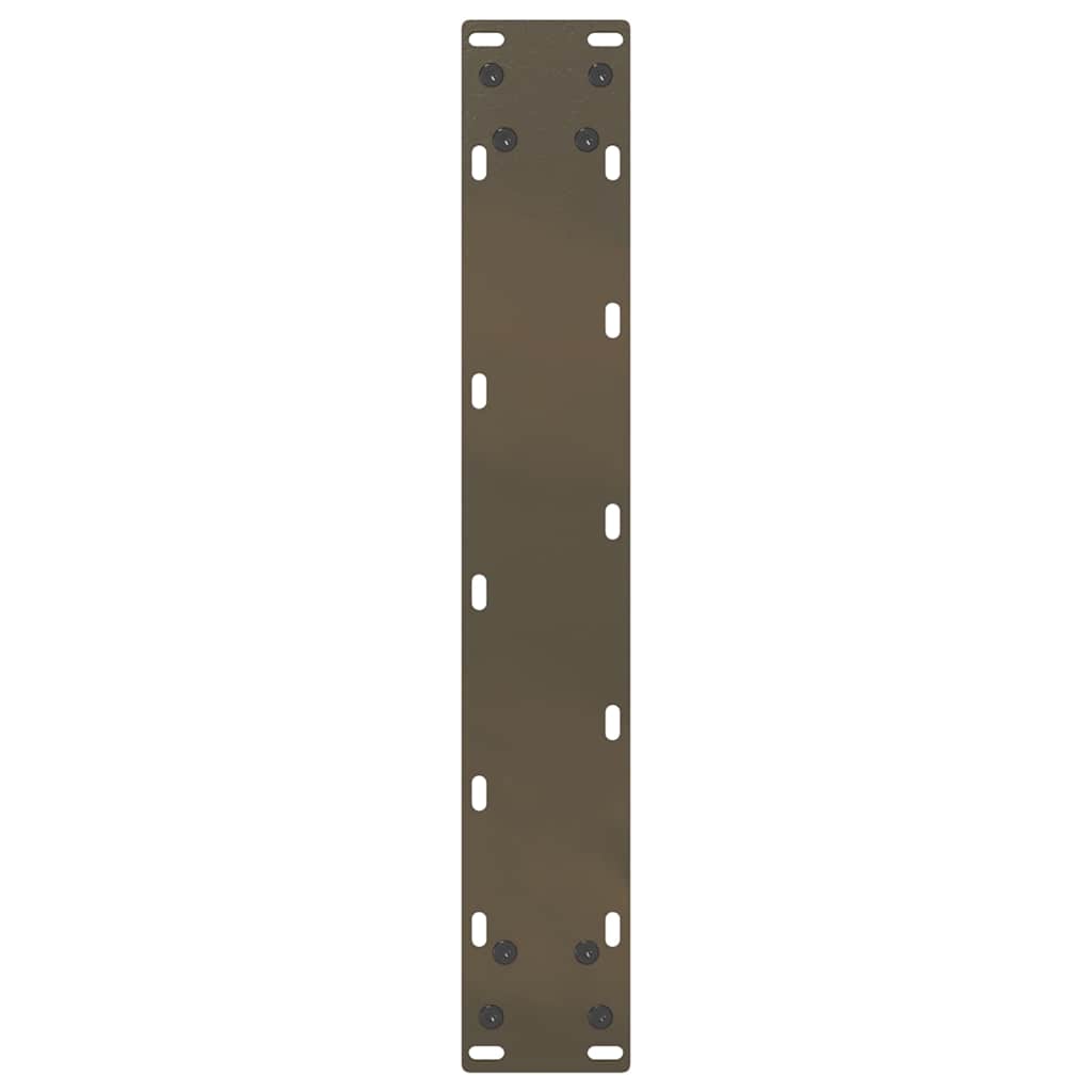 vidaXL Bartischbeine U-Form 2 Stk. Naturstahl 40x(110-111) cm Stahl