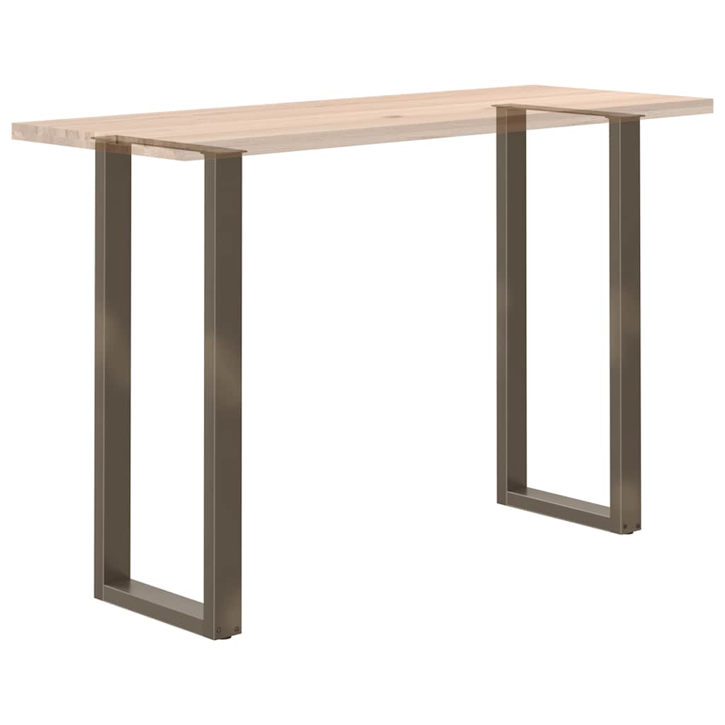 vidaXL Bartischbeine U-Form 2 Stk. Naturstahl 40x(110-111) cm Stahl