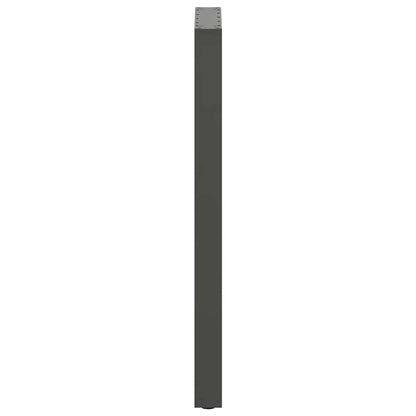 vidaXL Bartischbeine U-Form 2 Stk. Anthrazit 50x(110-111) cm Stahl