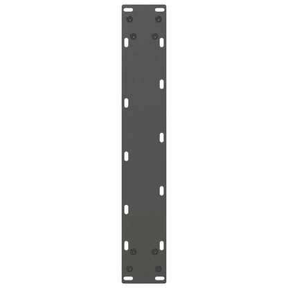 vidaXL Bartischbeine U-Form 2 Stk. Anthrazit 50x(110-111) cm Stahl