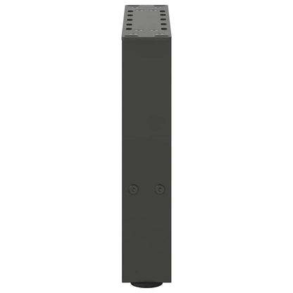 vidaXL Couchtischbeine Anthrazit 2 Stk. 30x(30-31) cm Stahl