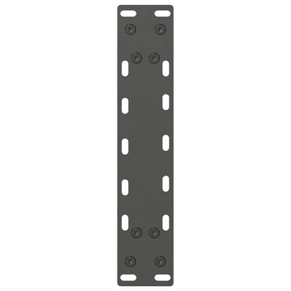 vidaXL Couchtischbeine Anthrazit 2 Stk. 30x(30-31) cm Stahl