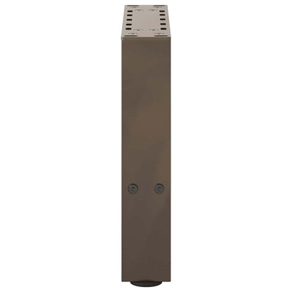 vidaXL Couchtischbeine Naturstahl 2 Stk. 30x(30-31) cm Stahl