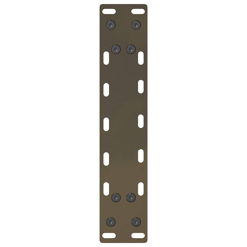 vidaXL Couchtischbeine Naturstahl 2 Stk. 30x(30-31) cm Stahl