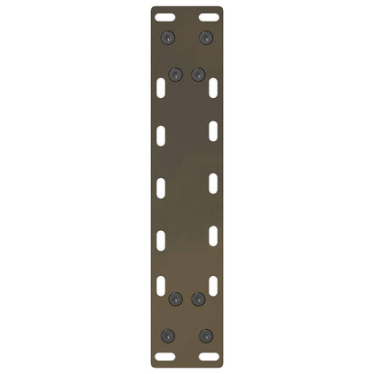 vidaXL Couchtischbeine Naturstahl 2 Stk. 30x(30-31) cm Stahl