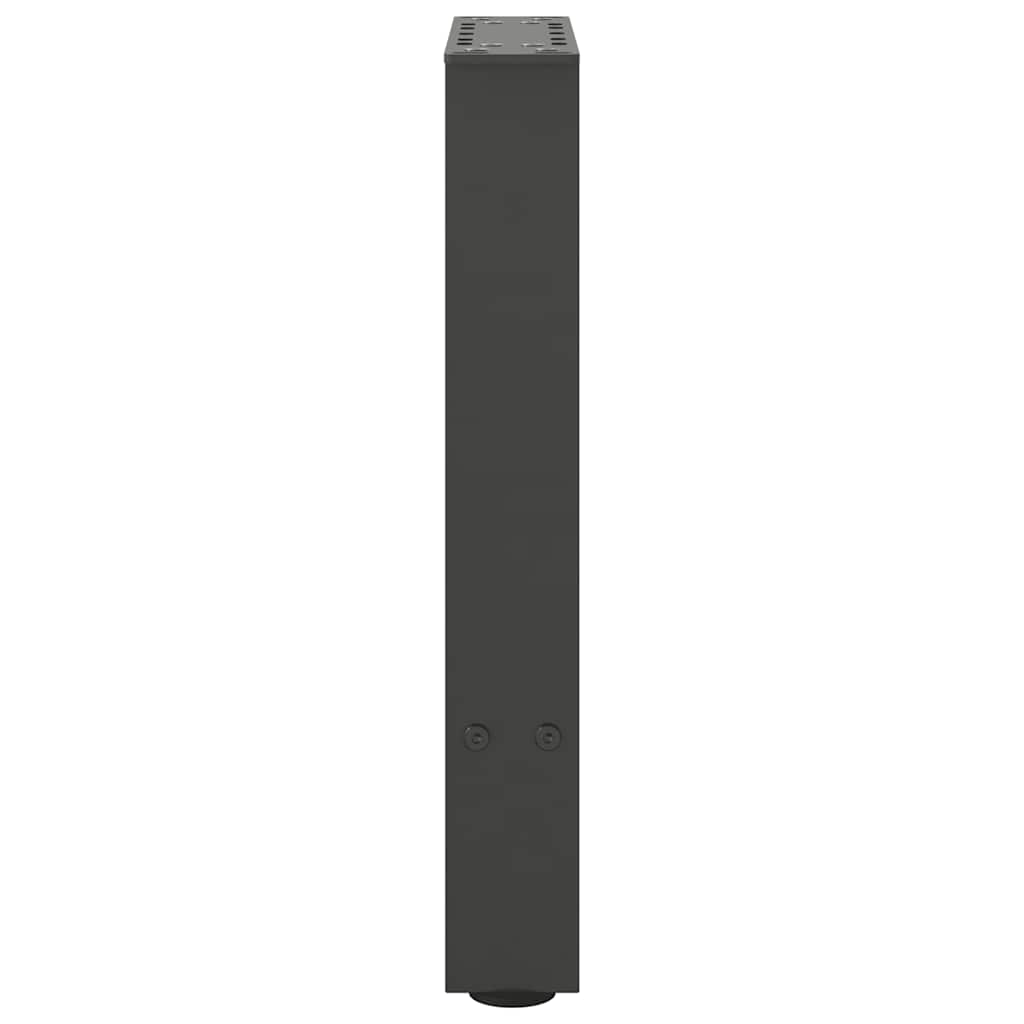 vidaXL Couchtischbeine Anthrazit 2 Stk. 38x(42-43) cm Stahl
