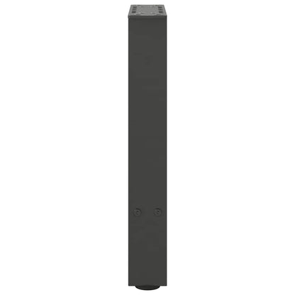 vidaXL Couchtischbeine Anthrazit 2 Stk. 38x(42-43) cm Stahl