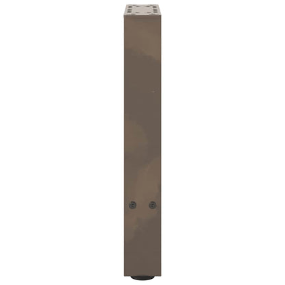 vidaXL Couchtischbeine Naturstahl 2 Stk. 38x(42-43) cm Stahl