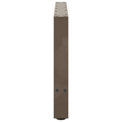 vidaXL Couchtischbeine Naturstahl 2 Stk. 70x(42-43) cm Stahl