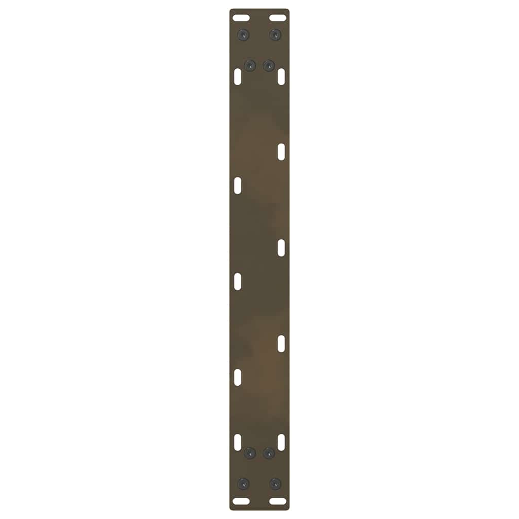 vidaXL Couchtischbeine Naturstahl 2 Stk. 70x(42-43) cm Stahl