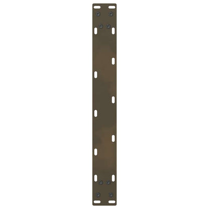 vidaXL Couchtischbeine Naturstahl 2 Stk. 70x(42-43) cm Stahl