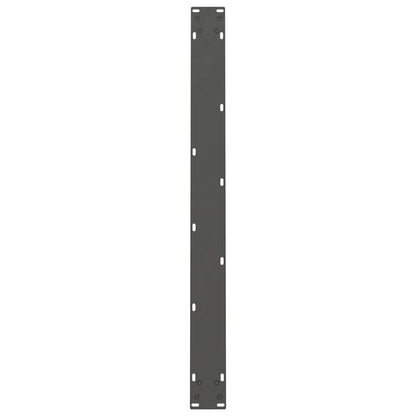 vidaXL Esstischbeine Anthrazit 2 Stk. 90x(72-73) cm Stahl